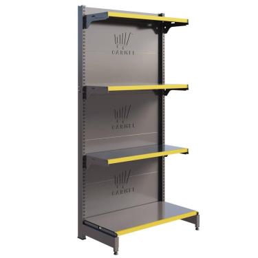 Imagem de Gôndola Centro 1 Ponta 1,37 m 40KG Expositor de Supermercado Amapá