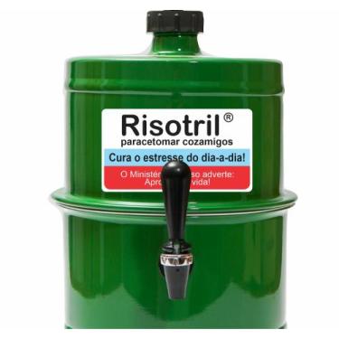 Imagem de Chopeira Portatil A Gelo Verde Risotril 5.1lt Não Elétrica - Beer Chop