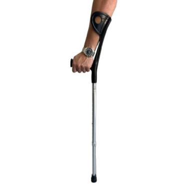 Imagem de Bengala Muleta Altura Regulável Canadense Reforçada 120kg - Beep Med, 