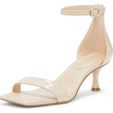 Imagem de Vince Camuto Sandália feminina de salto Vinkely, Nu Cafe, 38