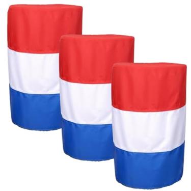 Imagem de Modern Household Innovations Capas De Barril De 55 Galões Para Corrida De Barril Conjunto De 3 Capas De Tambor - Funciona Com Barris De Aço, Plástico Ou Fibra Para Corrida De Barril, Poliéster 600D