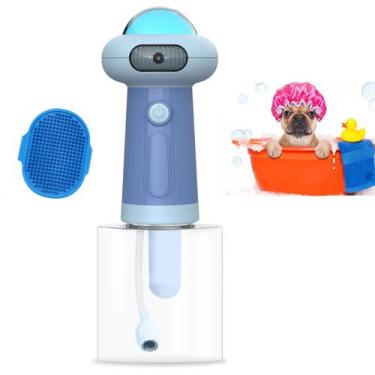 Imagem de Maquina de Espuma Sabao Banho Pet Cao Cachorro Gato Dispenser Shampoo 