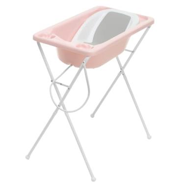 Imagem de Galzerano Banheira Bebe Plastica Acqua Trio Rosa Perola Rosa Perola
