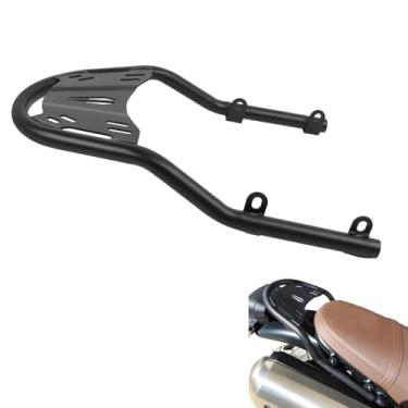 Imagem de PIKPOP Suporte traseiro para bagagem CL 250 300 500 acessórios de substituição de placa de suporte para Honda CL250 CL300 CL500 SCL500 2023 2024 bagageiro traseiro (preto)