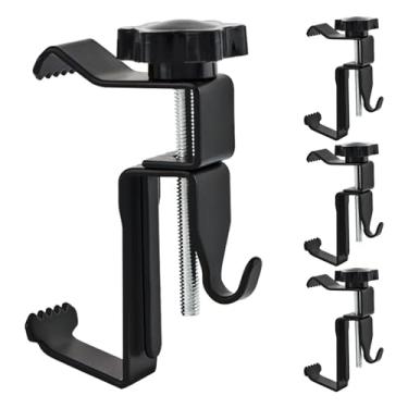 Imagem de Gancho de tijolo, 4 peças de ganchos de tijolo grampos de parede de tijolo, 4 - 7,5 cm ajustáveis ganchos de tijolo clipes para pendurar fotos ao ar livre sem broca, grampos de parede de tijolo,