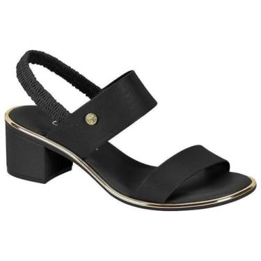 Imagem de Sandália Feminina Beira Rio Np Turim - 8379.221 - Preto Cor:Preto;Tamanho:33