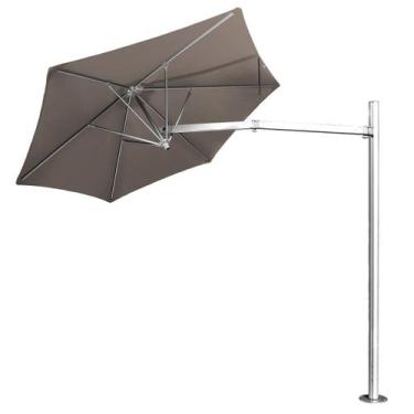 Imagem de Ombrelone Lateral 3,00m de Diâmetro Em Alumínio para Fixação no Piso P