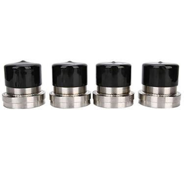 Imagem de Rolamento de reboque de aço inoxidável de 4 unidades, tampas centrais da roda do reboque, tampa do rolamento da roda do reboque para garantir que os rolamentos estejam secos e