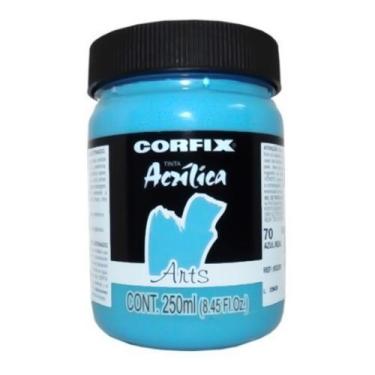 Imagem de Tinta Acrílica G1 Arts 070 Azul Real 250ml Corfix, 070 - AZUL REAL
