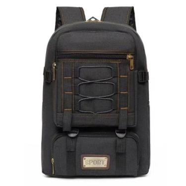 Imagem de Mochila Lona Média Reforçada Camping Trabalho Trilha Faculdade - New B