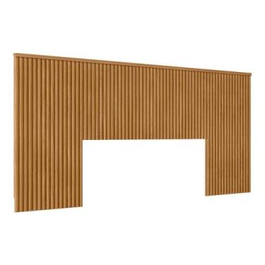 Imagem de Cabeceira Cama Casal e Queen Ripada C/ Par de Frame Laranjeiras 2.4 - 