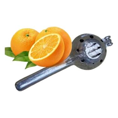 Imagem de Espremedor Limão De Inox Maciço Resistente Profissional(- 1 Espremedor Laranja Alumíni)