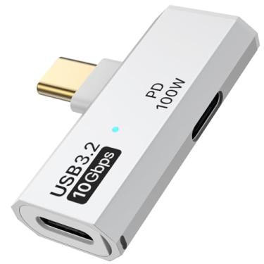 Imagem de SOOPII Adaptador de fone de ouvido USB C duplo com porta de carregamento de 100 W, dongle divisor USB tipo C 2 em 1 para Rog Ally, Steam Deck, Quest 2, iPhone 16 Series, iPad, MacBook e mais