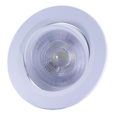 Imagem de Spot Embutir Led Teto Redondo 7w Direcionável Ilumina Quente - Athlant
