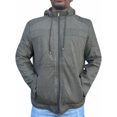 Imagem de Jaqueta Sarja Pelúciada Com Bolso Masculina Tamanho:P;Cor:-Masculino