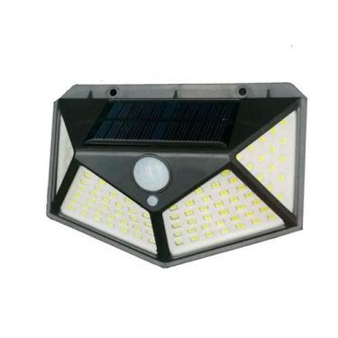 Imagem de Luminária Solar Jardim Sensor De Presença Sem Fio Energia - Relet