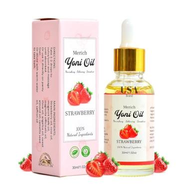 Imagem de ANGELYCIA Natural Yoni Oil | Feminine Yoni Detox Oil | Peach Scented | Restores pH Balance | Eliminates Odor | Naturally Tightens and Cleanses (1 ml) - Mulheres