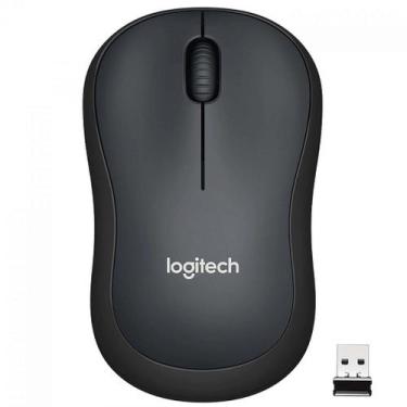 Imagem de Mouse Logitech M220 Silent, Sem Fio, 1000 DPI, 3 Botões, Preto