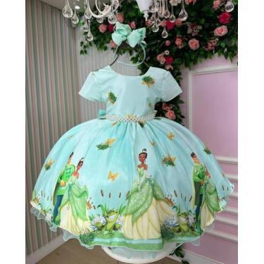 Imagem de Vestido Tematicos Princesa e o Sapo - Tiana - Verde Luxo, 6, Madang