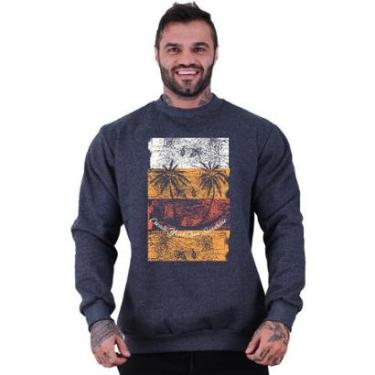 Imagem de Blusa Moletom Basic MXD Conceito Sem Touca Treino De Academia Moda Fitness-Masculino