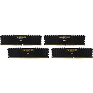 Imagem de CORSAIR Memória de desktop Vengeance LPX 32 GB (4 x 8 GB) DDR4 3600 (PC4-28800) C16 1,35 V - Preto