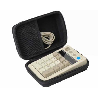 Imagem de inDomit Capa protetora rígida de viagem de substituição compatível com 8BitDo Retro 18 teclado numérico