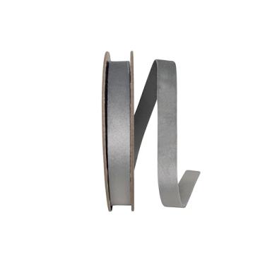 Imagem de Reliant Ribbon Fita dupla face de veludo luxuosa, cinza