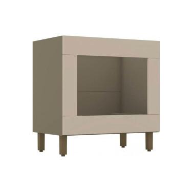 Imagem de Gabinete De Cozinha Modulado Balcão Connect P/ Forno Embutir Duna/cristal - Henn