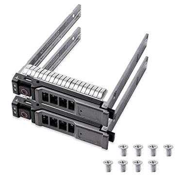 Imagem de HUYUN Pacote Com 2 Unidades De Bandeja Para Disco Rígido Sas Sata 2,5" Nrx7Y 0Nrx7Y Compatível Servidor Blade Dell Poweredge M620 M630 M420 M520 M820 Vrtx