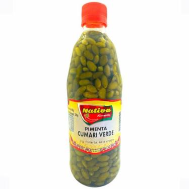 Imagem de Pimenta Cumari Verde Em Conserva 480g Nativa