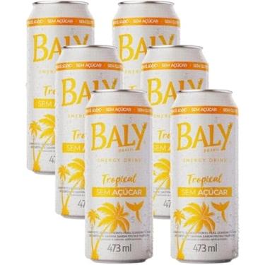 Imagem de Energético Baly Tropical Zero Açúcar Pack 6unx473ml
