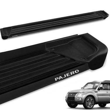 Imagem de Estribo Lateral Pajero Full 1998 a 2010 Aluminio Preto A1 Gtnox