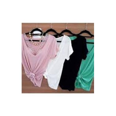 Imagem de blusa feminina podrinha manga curta fashion - filo modas, Laranja, P