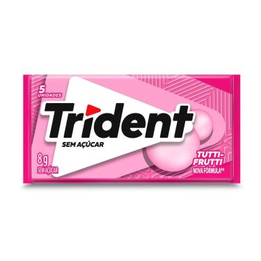 Imagem de Goma De Mascar Trident Tutti Frutti 5 Unidades