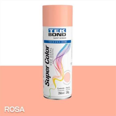 Imagem de Kit C/3 Tinta Spray Tek Bond Secagem Rápida 350ml, Rosa