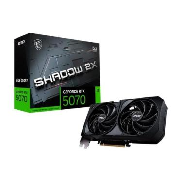 Imagem de Placa de Vídeo MSI RTX 5070 12G Shadow 2x OC Nvdia Geforce, 12GB, GDDR