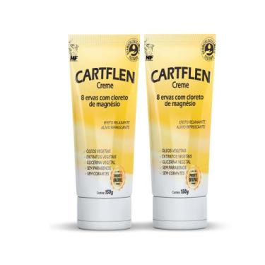 Imagem de 2x cartflen creme massagem cloreto de magnesio - HF Suplements