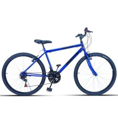 Imagem de Bicicleta Forss Spike Aro 26, 18 Marchas, Quadro em Aço, Freio V-Brake (Azul)