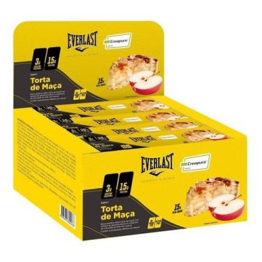 Imagem de Barra De Proteína Com Creatina Torta De Maçã 12 Unidades Everlast