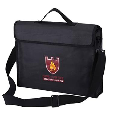 Imagem de Generic Bolsa Resistente Ao Fogo, Bolsa Dobrável à Prova de Fogo Dobrável de Dupla Face, para o Documento do Arquivo de Bateria LIPO Dinheiro (38 * 28 * 7,5 cm)