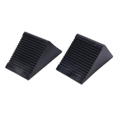 Imagem de Zhjvihx Chegamentos Compactos de Roda, 2pcs Mini Calibre de Roda de Borracha para ATVs que Montam Scooters Movidos a Gás, Os Robustos Blocos de Borracha para Trailers, Caminhões,