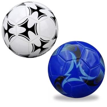 Imagem de 2 Bolas de Futebol de Capotão Nº 5 Campo Society Areia 67cm - Mizpa