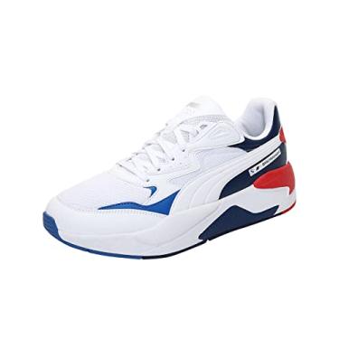 Imagem de PUMA Tênis masculino de cano baixo, Branco, 10 Wide