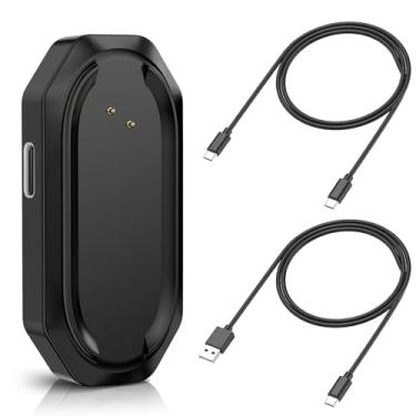 Imagem de BLIKEJIN Base de carregamento para carregador de substituição Insta360 Go 3/Go 3S (2 cabos USB-A e Tipo-C)