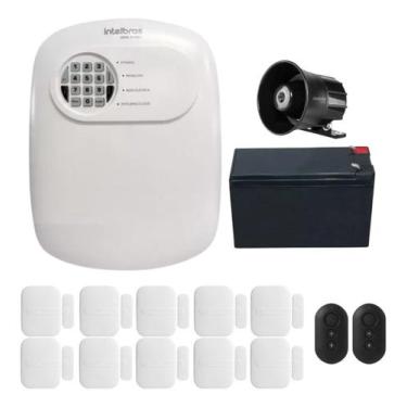 Imagem de Kit de Alarme Residencial Intelbras ANM 24 NET Central 10 Sensores Sem