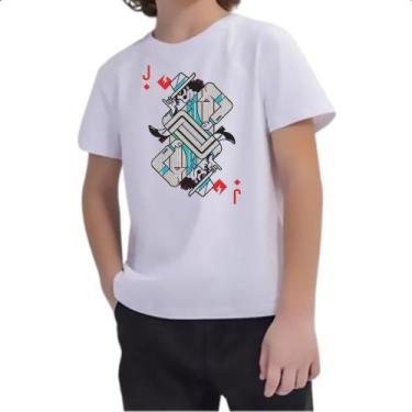 Imagem de Camiseta Infantil Baralho Valete Michael Jackson - Alearts, 14