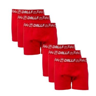 Imagem de Kit Cueca Infantil Cotton Algodão Box Boxer Menino 6 Unidades Dallf, V