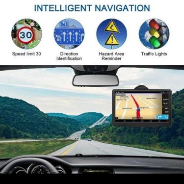 Imagem de GPS para carros - Tela de 7,2", 8 GB de memória - J-one