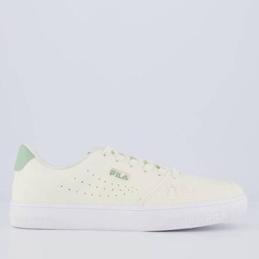 Imagem de Tênis Fila Daily Feminino Bege e Verde, 37