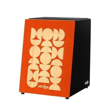 Imagem de Cajon FSA Instrumento de Percussão Profissional Feito à Mão - Graves Profundos, Som de Caixa Nítido, Madeira Brasileira, Design Ergonômico de Inclinação SK4076 GEOMETRY